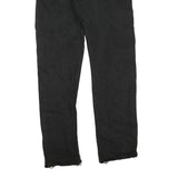LEVI'S 501 Mens Black Regular Straight Denim W30 L29 Button Cotton Blend Jeans