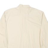 VESI Mens Cream Auburn University Button-Down Cotton Blend Shirt L Casual