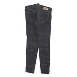 TOMMY HILFIGER Mens Cotton Blend Black Slim Skinny Trousers W29 L30 Casual