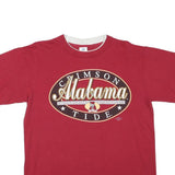 BELTON Mens Red Alabama Graphic T-Shirt L Short Sleeve Crew Neck Cotton Blend