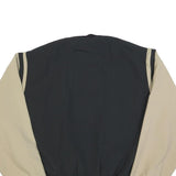 GAME Mens Black & Beige Button Jacket XL Polyester Blend Plain Casual Sport