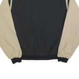 GAME Mens Black & Beige Button Jacket XL Polyester Blend Plain Casual Sport