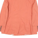 TOMMY HILFIGER Womens Coral Button Jacket L Cotton Blend Double Breasted