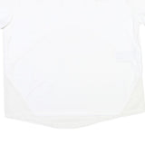 NIKE Womens White Short Sleeve Crew Neck T-Shirt L Athletic Activewear