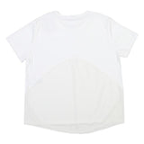 NIKE Womens White Short Sleeve Crew Neck T-Shirt L Athletic Activewear