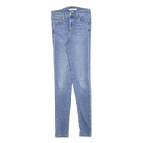 LEVI'S 720 Womens Jeans Blue Slim Skinny Denim W25 L30 Stretch