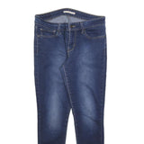 LEVI'S 711 Womens Slim Blue Denim Medium W28 L28 Skinny Zip Jeans