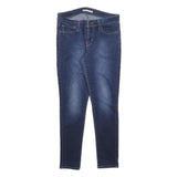 LEVI'S 711 Womens Slim Blue Denim Medium W28 L28 Skinny Zip Jeans