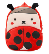 Anypack 3D Red Ladybug Kids School Backpack Cute Cartoon Animal Style Children Toddler Plush Bag Perfect Accessories For Boys and Girls