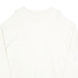 RUSSELL ATHLETIC Mens White Crew Neck L Sweatshirt Polyester Blend Casual