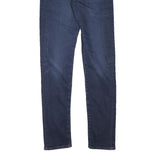 LEVI'S Mens Jeans Blue Slim Skinny Denim Dark W29 L31 Zip Cotton Blend