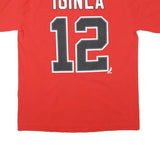 PUMA Mens Red Calgary Flames Iginla Graphic T-Shirt L Short Sleeve Crew Neck