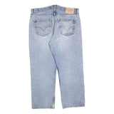 LEVI'S 751 02 Mens Jeans Blue Regular Straight Denim Light W38 L26 Vintage Style