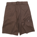 DICKIES Mens Shorts Brown Casual XL W38 Workwear Comfort Fit