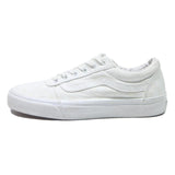 VANS Old Skool Womens Sneakers Trainers White Cotton Blend UK 6 Classic Skate