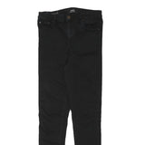 DIESEL Womens Jeans Black Slim Skinny Denim W25 L26 Stylish Zip Closure