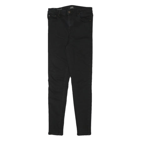 DIESEL Womens Jeans Black Slim Skinny Denim W25 L26 Stylish Zip Closure