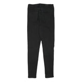 DIESEL Womens Jeans Black Slim Skinny Denim W25 L26 Stylish Zip Closure