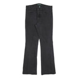 LAUREN RALPH LAUREN Womens Slim Fit Black Denim Jeans Cotton Blend W32 L30