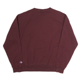 CHAMPION Mens Maroon College Of Charleston Crew Neck L Cotton Sweatshirt