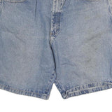 WRANGLER Womens Denim Blue Casual Shorts L W38 Relaxed Fit Cotton Pockets