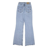 LEVI'S Womens Blue Regular Flared Denim Light W26 L30 Classic Fit Jeans