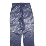 CI CA DO Womens Regular Navy Blue Polyester Blend Trousers W26 L32 Zip Comfort