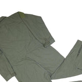 BARRIER WEAR Mens Green Synthetic Dungarees Regular Fit L W42 L28 Workwear