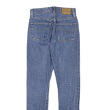 LEVI'S Womens Blue Slim Skinny Denim Medium W25 L29 Button Cotton Blend Jeans