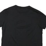 BOSS Mens Black Plain T-Shirt XL Short Sleeve Crew Neck Cotton Blend Soft