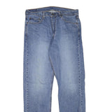 LEVI'S Mens Regular Blue Denim Classic Fit Jeans W33 L32 Zip Closure