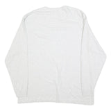 CARHARTT Mens Grey & Yellow Long Sleeve Crew Neck T-Shirt XL Pocket Logo