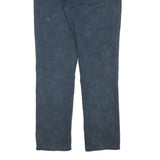 LEVI'S Womens Cotton Blend Blue Slim Straight Trousers W30 L28 Comfortable Zip