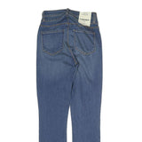 L'AGENCE Womens Jeans Blue Slim Skinny Denim Medium W24 L27 Stylish Zip Closure