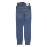 L'AGENCE Womens Jeans Blue Slim Skinny Denim Medium W24 L27 Stylish Zip Closure