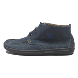 U.S. POLO ASSN Mens Suede Navy Blue Lace-Up Boots UK 6 Casual Dress Shoes