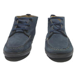 U.S. POLO ASSN Mens Suede Navy Blue Lace-Up Boots UK 6 Casual Dress Shoes