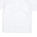 SMIFFY'S Mens White Military Style Shirt S Novelty Costume Gold Buttons