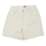 NEVADA Womens Shorts Cream Casual Plain M W30 Cotton Blend Summerwear