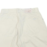NEVADA Womens Shorts Cream Casual Plain M W30 Cotton Blend Summerwear