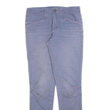 PATAGONIA Womens Cotton Blend Blue Slim Skinny Trousers W30 L32 Lightweight