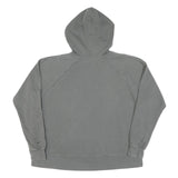 NIKE Womens Grey Hoodie L Cotton Pullover Casual Sports Sweatshirt