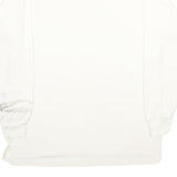 LA MODE Mens White Long Sleeve Plain XL Cotton Polo Shirt Casual Basic