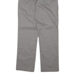 DICKIES Mens Cotton Blend Grey Regular Straight Trousers W28 L30 Workwear Zip