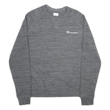 CHAMPION Mens Grey Crew Neck M Cotton Blend Casual Pullover Sweatshirt