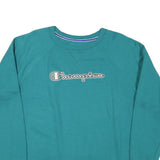 CHAMPION Womens Teal Sweatshirt Crew Neck XL Cotton Blend Pullover Casual