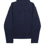 FILA Mens Navy Blue Hoodie S Logo Pullover Sweatshirt Casual