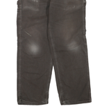 CARHARTT Mens Regular Fit Straight Leg Denim Dark W36 L30 Workwear Zip