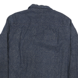 FREEDOM FOUNDRY Mens Blue Shirt L Cotton Blend Button Front Casual Long Sleeve