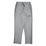 ADIDAS Mens Joggers Grey & Dark Grey Slim Tapered S W26 L30 Sportswear